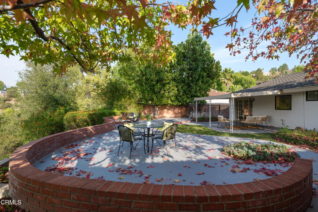 3514 St Elizabeth Road Glendale, CA 91206 - Photo 41 of 75 a view of a backyard with sitting area