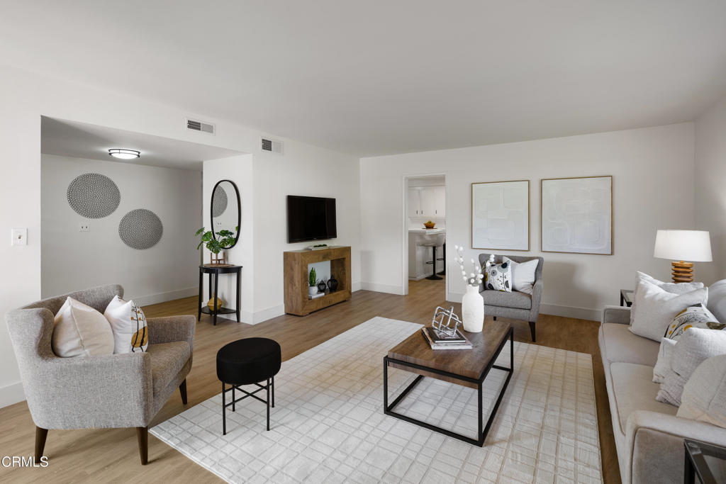 3514 St Elizabeth Road Glendale, CA 91206 - Photo 9 of 75 a living room with furniture and a fireplace