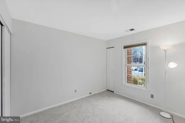 an empty room with window