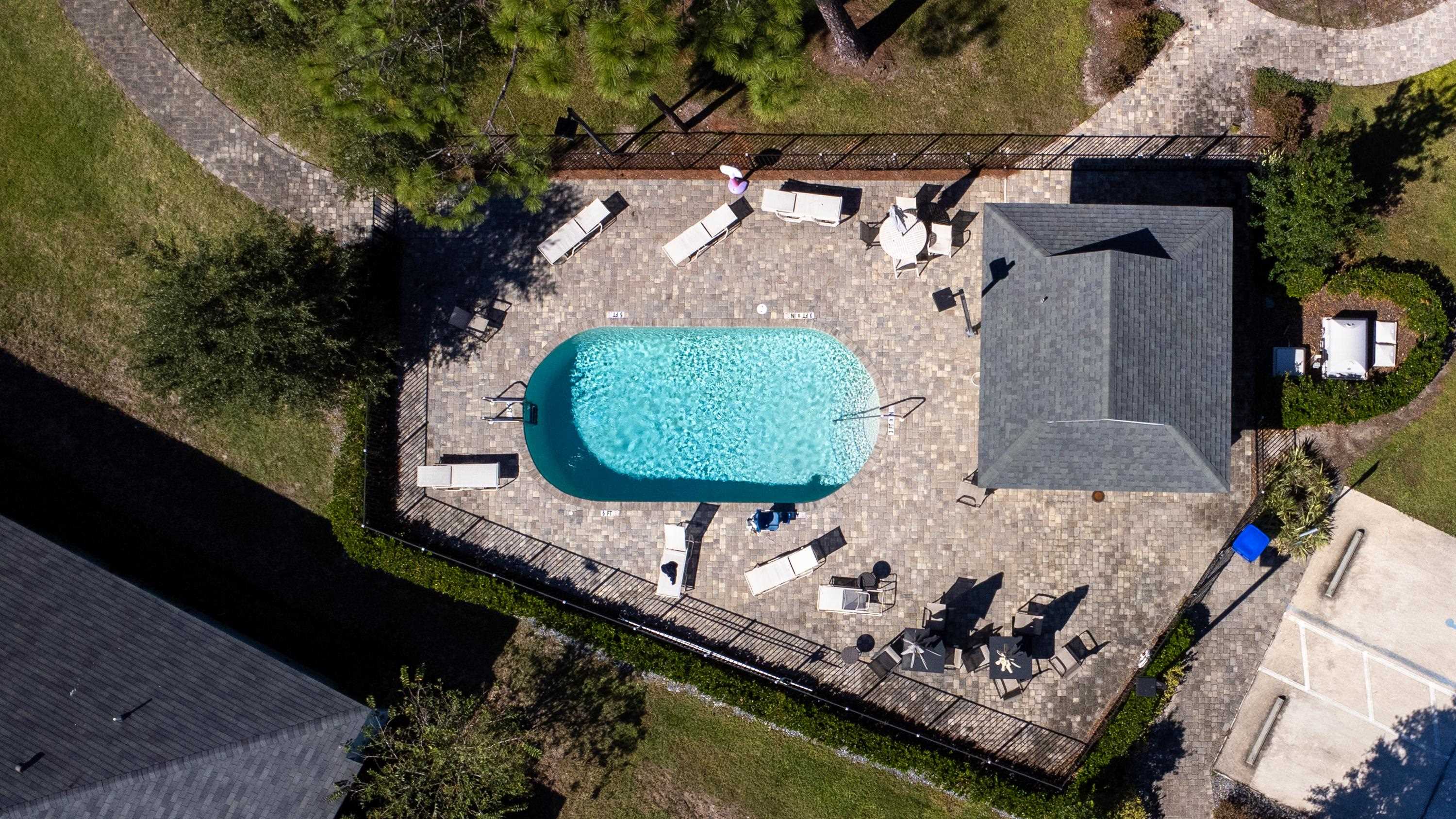 415 Santorini Court St. Augustine, FL 32086 - Photo 42 of 52 an aerial view of a house with a swimming pool