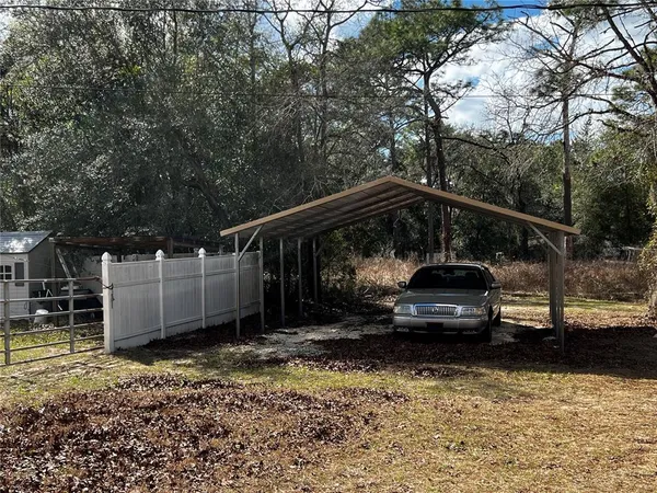 a view of road with trees