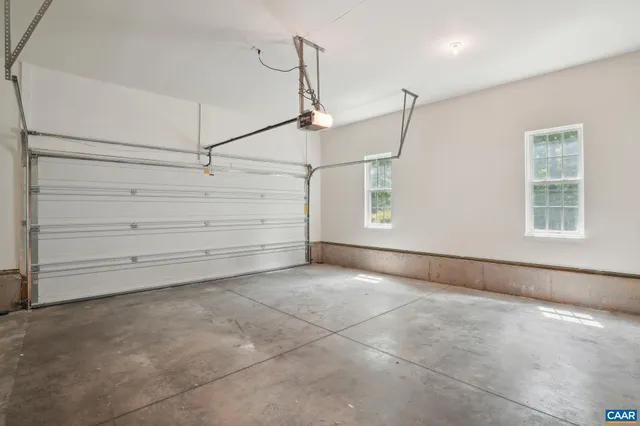 a garden view with a play ground