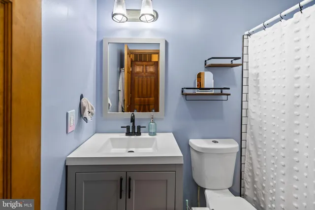 a bathroom with a sink and a toilet