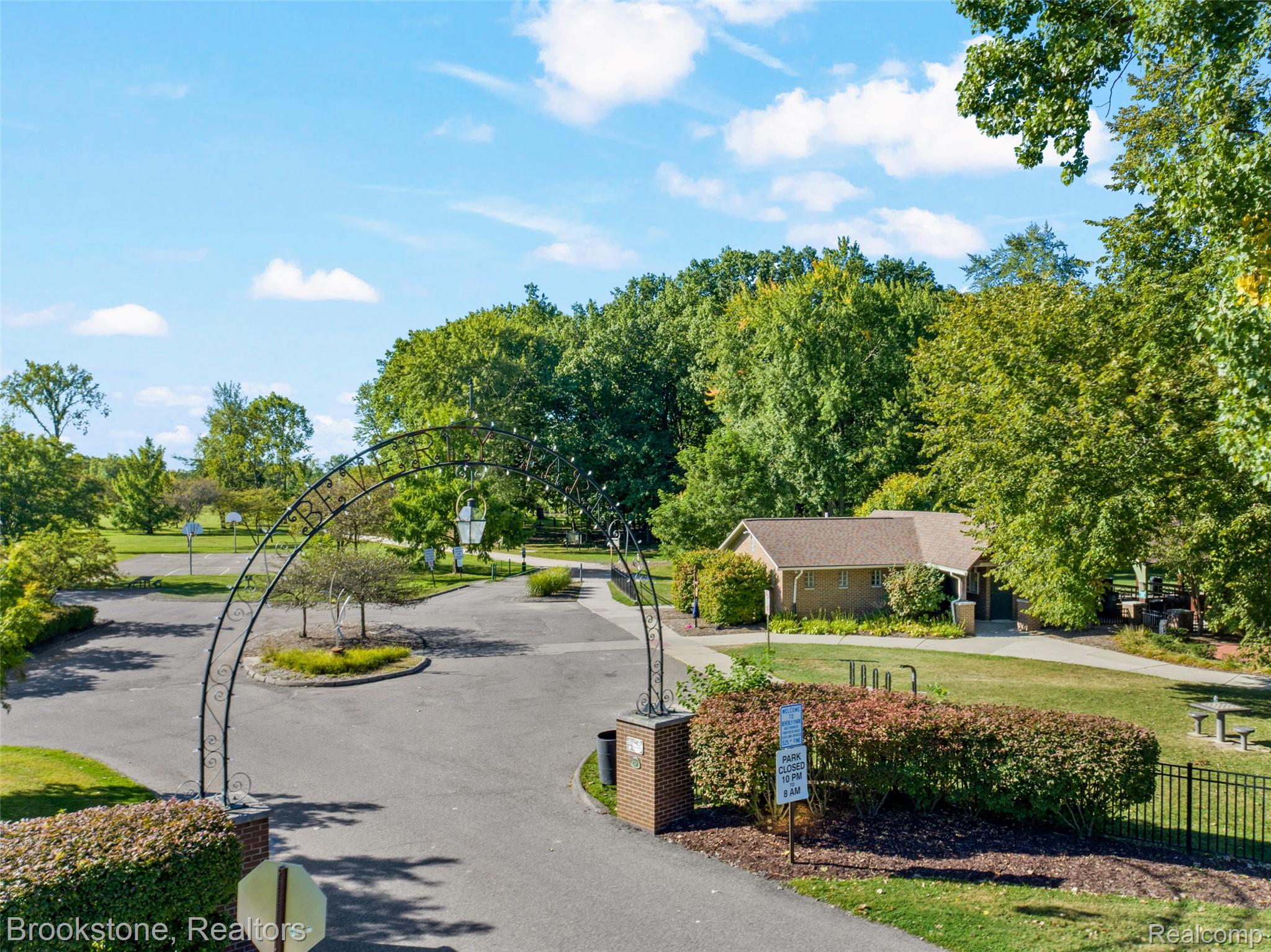 18474 Beverly Road Franklin, MI 48025 - Photo 32 of 38 View of community park entrance with a lawn