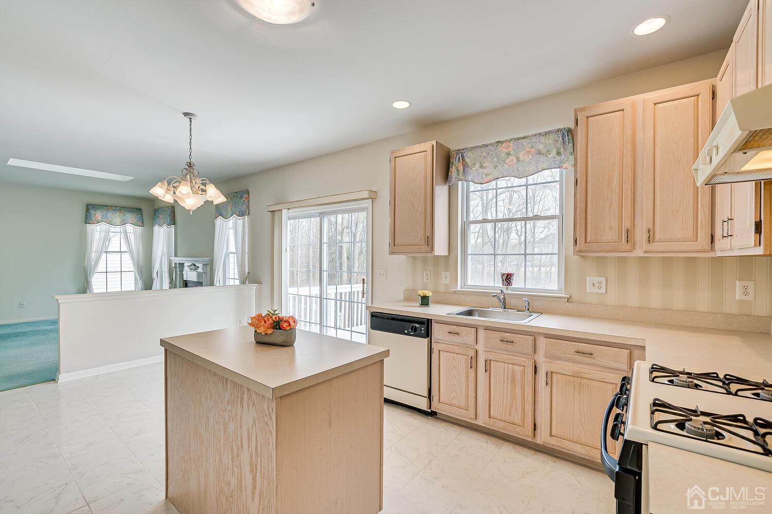 22 Timber Ridge Road North Brunswick, NJ 08902 - Photo 12 of 50 a kitchen that has a lot of cabinets in it and a window