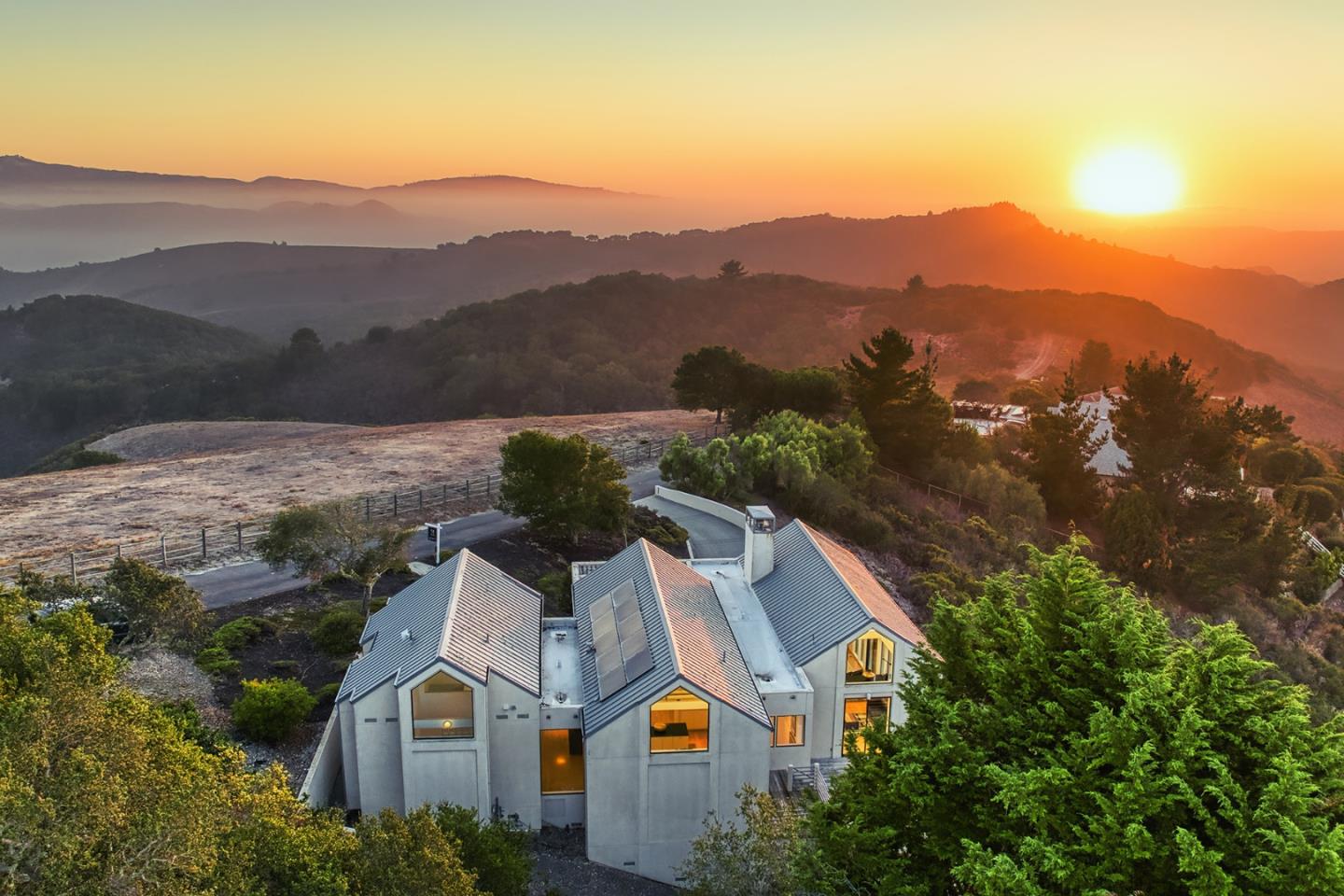 10450 Saddle Road Monterey, CA 93940 - Photo 3 of 49 an aerial view of house with an outdoor space swimming pool