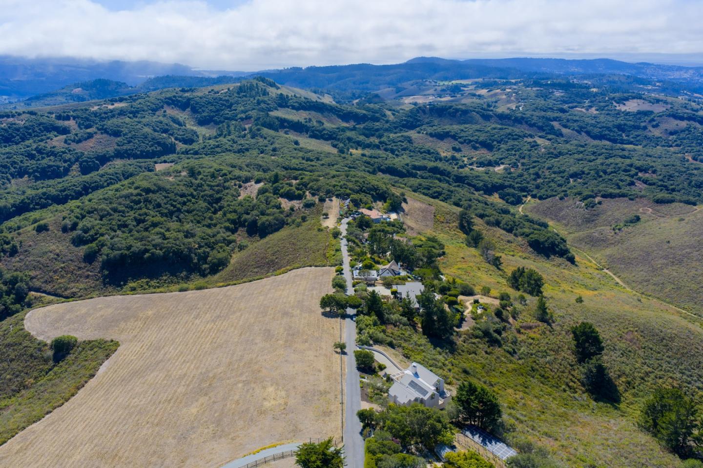 10450 Saddle Road Monterey, CA 93940 - Photo 48 of 49 an aerial view of a house with a yard