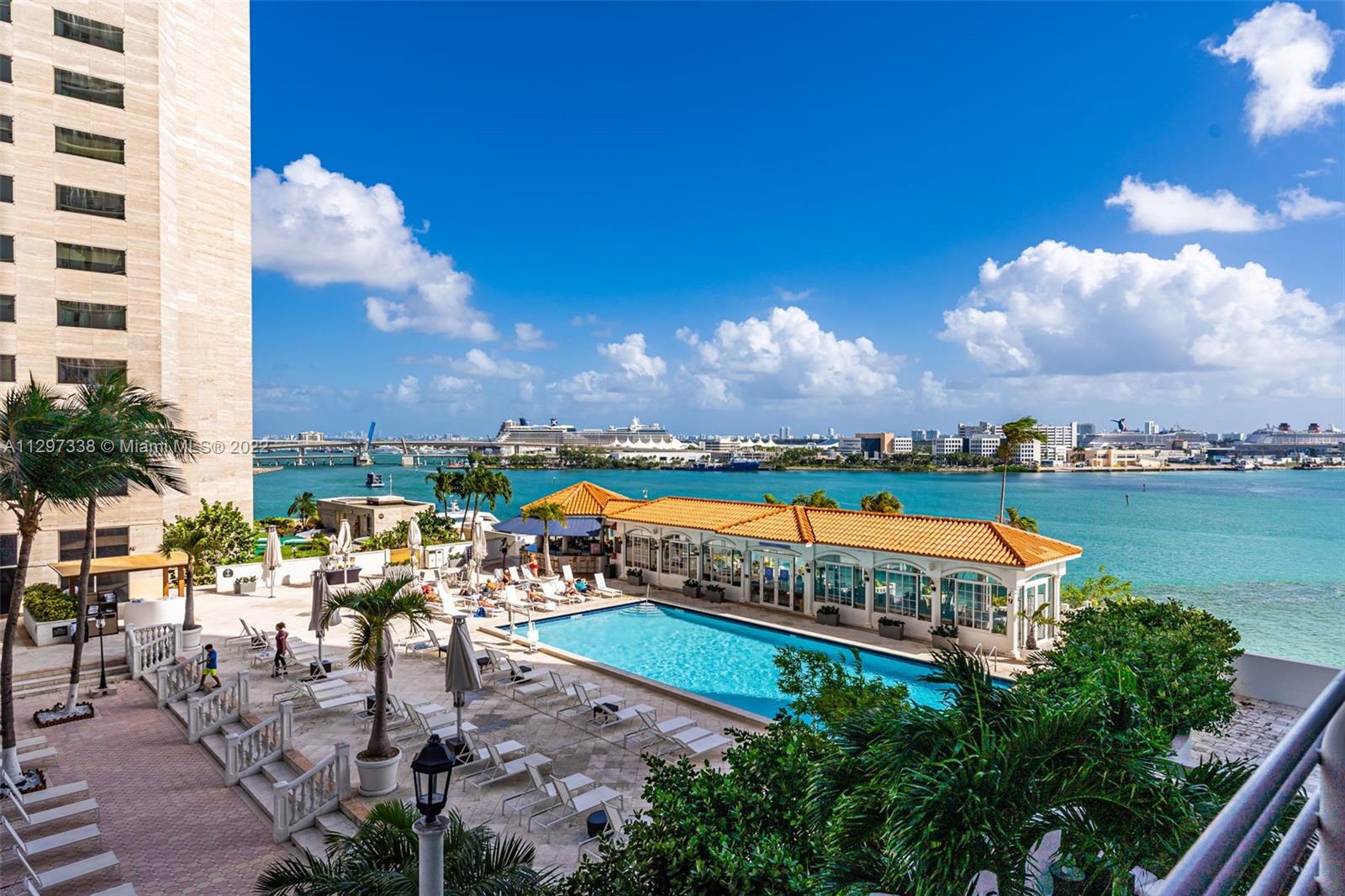 Downtown Miami Miami, FL 33131 - Photo 17 of 30 a view of swimming pool with outdoor seating and city view