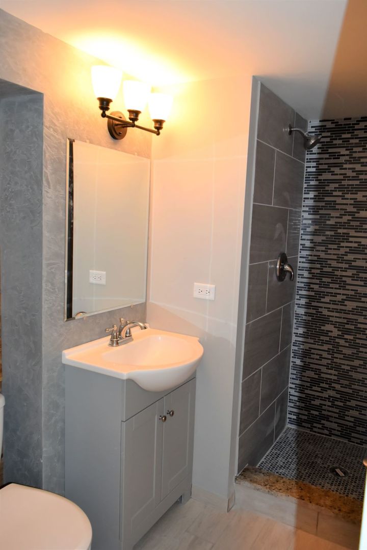 9405 South Laflin Street Chicago, IL 60620 - Photo 18 of 24 a bathroom with a sink and mirror