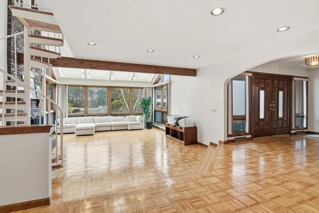 a view of an empty room with window