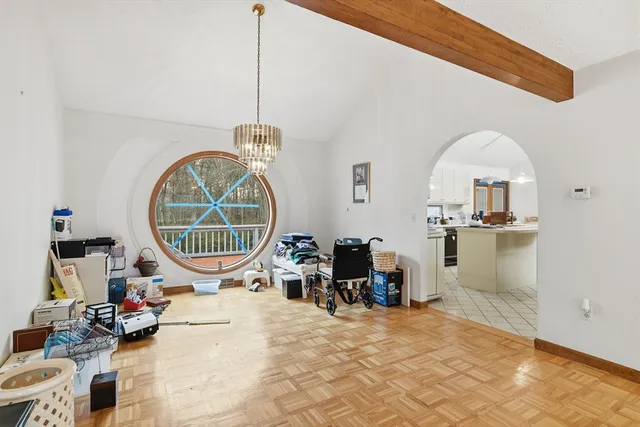 a view of living room and window