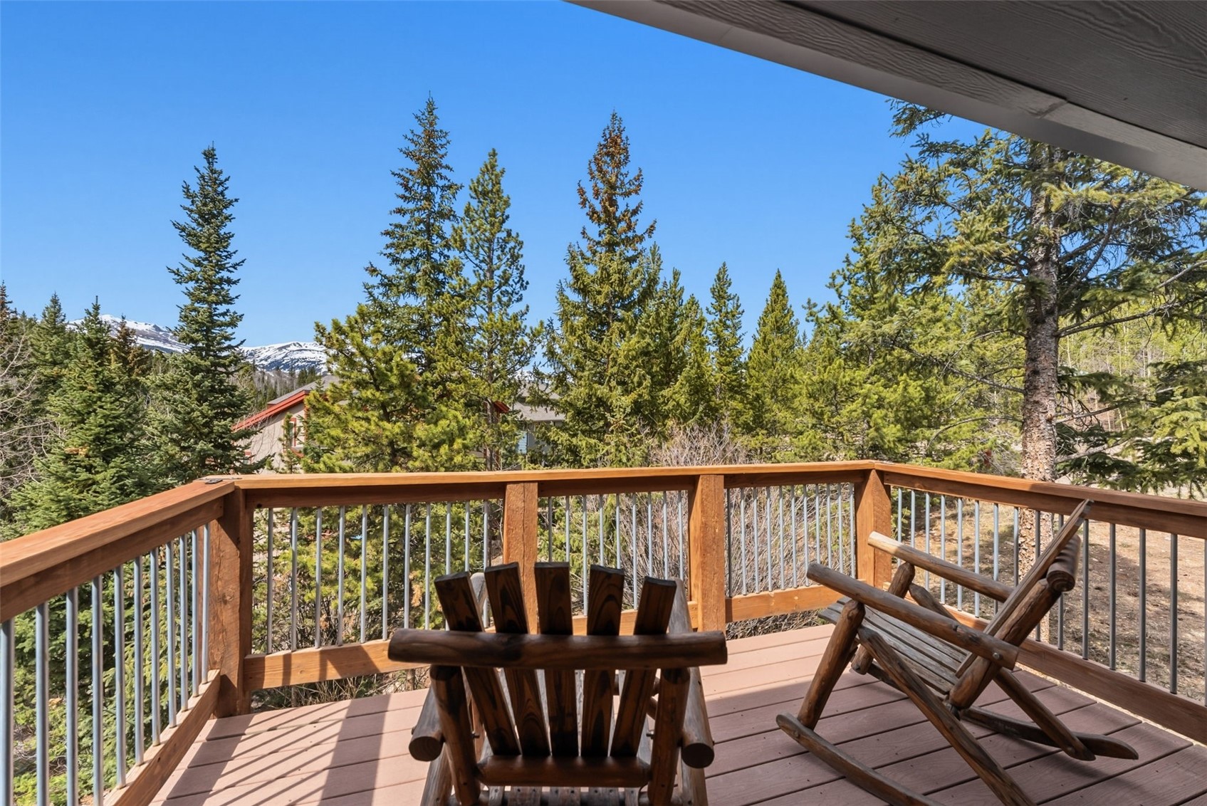 78 Bunker Hill Lode Road, Unit 3 Breckenridge, CO 80424 - Photo 15 of 31 Primary bedroom deck