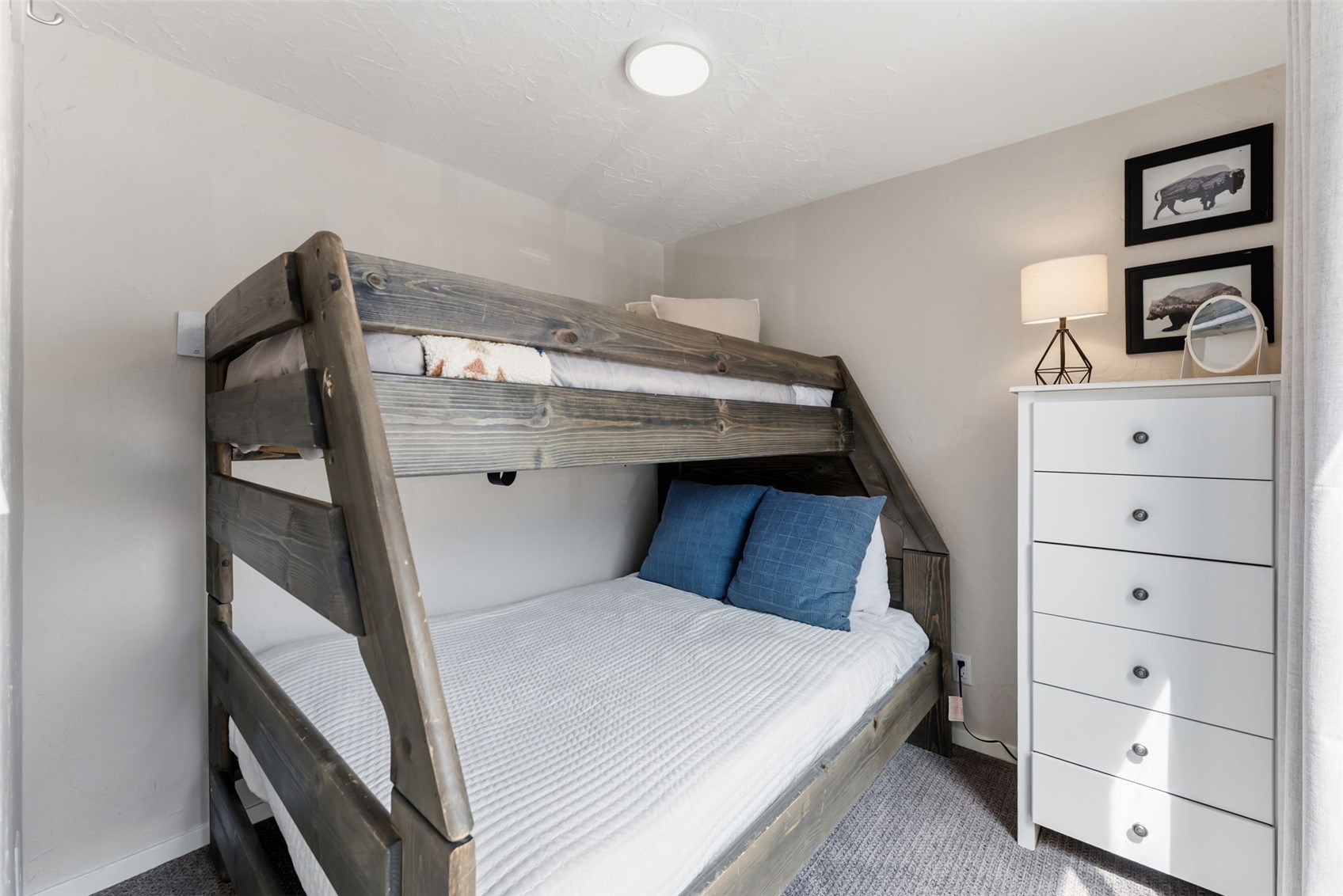 78 Bunker Hill Lode Road, Unit 3 Breckenridge, CO 80424 - Photo 23 of 31 Guest bedroom (non confirming, no closet)