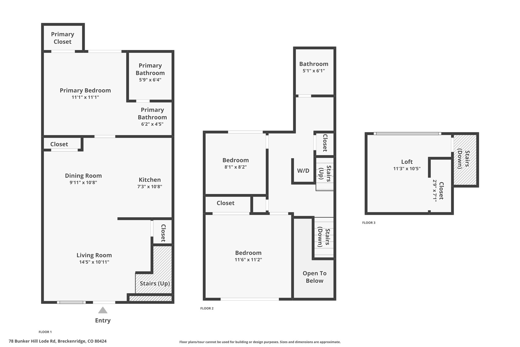 78 Bunker Hill Lode Road, Unit 3 Breckenridge, CO 80424 - Photo 30 of 31 Floor plan