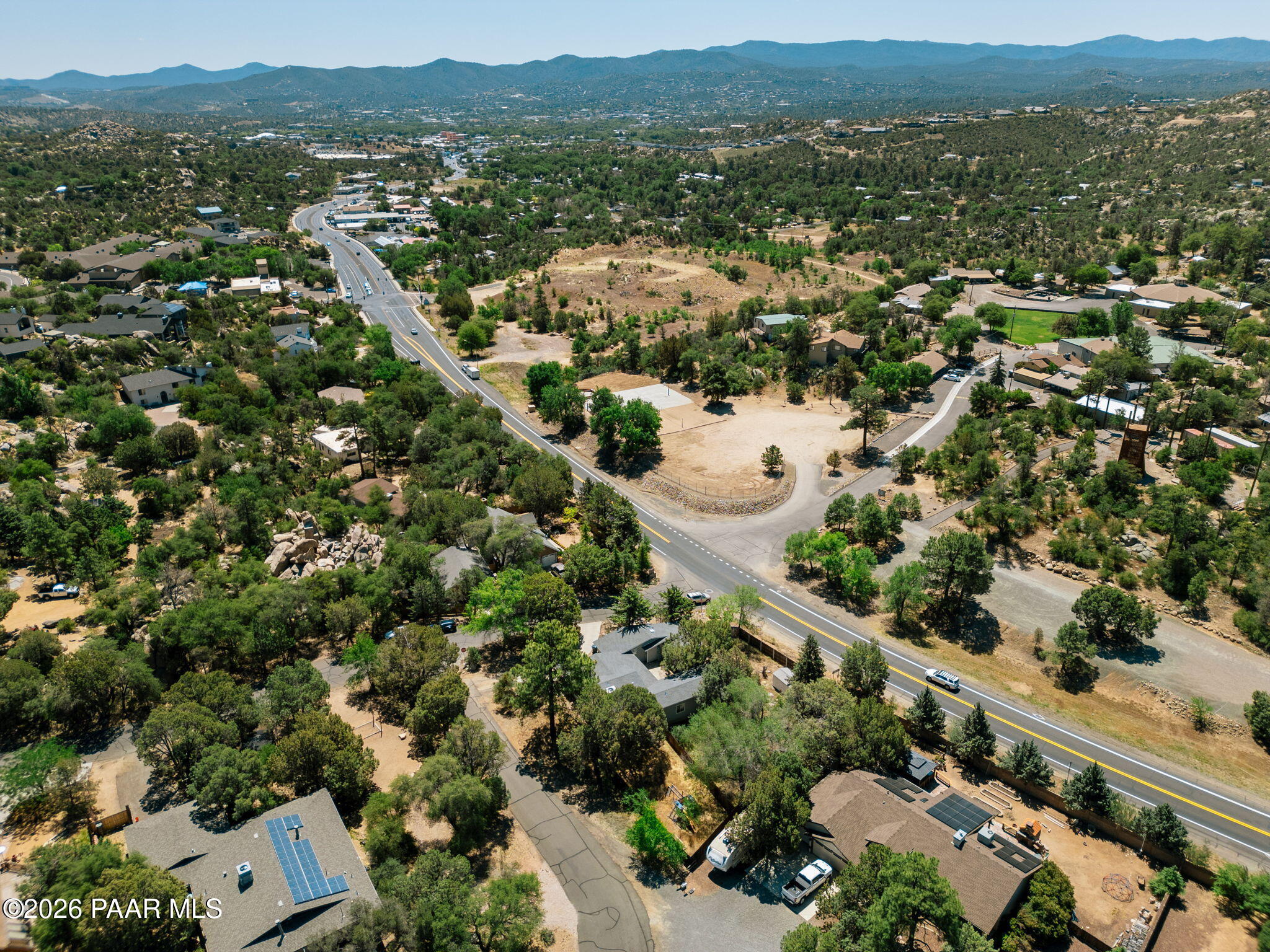 1710 Grandview Road Prescott, AZ 86305 - Photo 41 of 47 an aerial view of multiple house