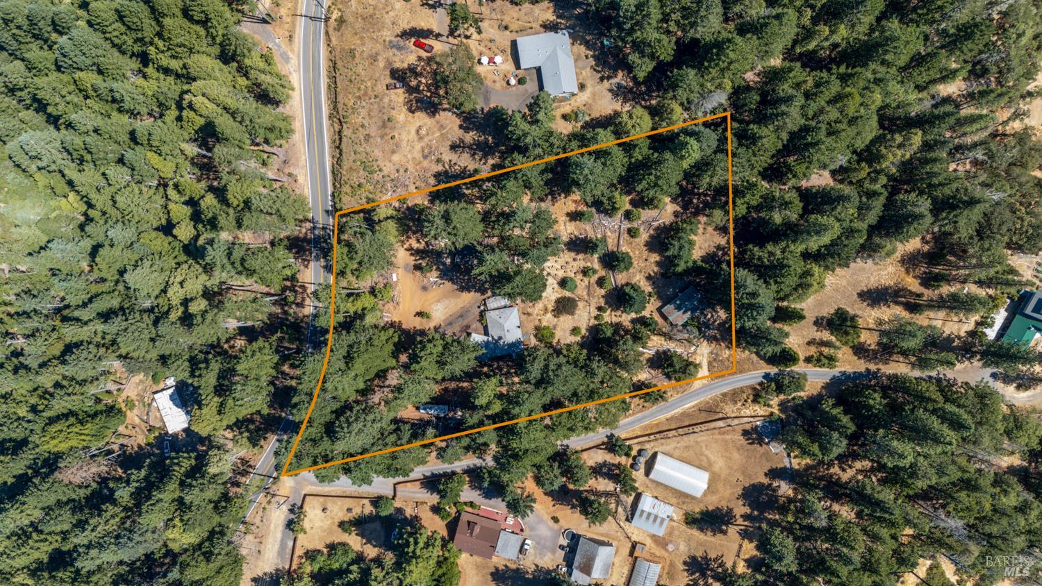 3781 Ridgewood Road Willits, CA 95490 - Photo 18 of 18 an aerial view of a residential houses