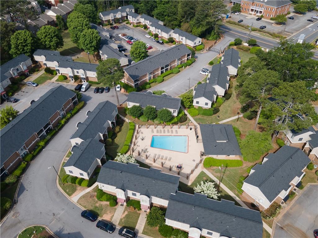 3301 Henderson Mill Road, Unit D3 Atlanta, GA 30341 - Photo 32 of 32 an aerial view of a swimming pool