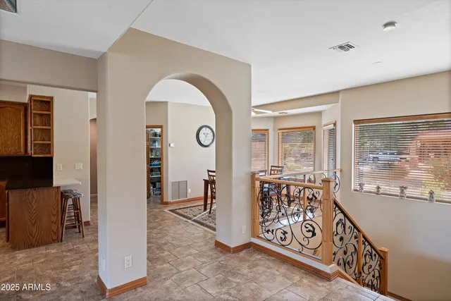 a bathroom with a sink a vanity and a mirror