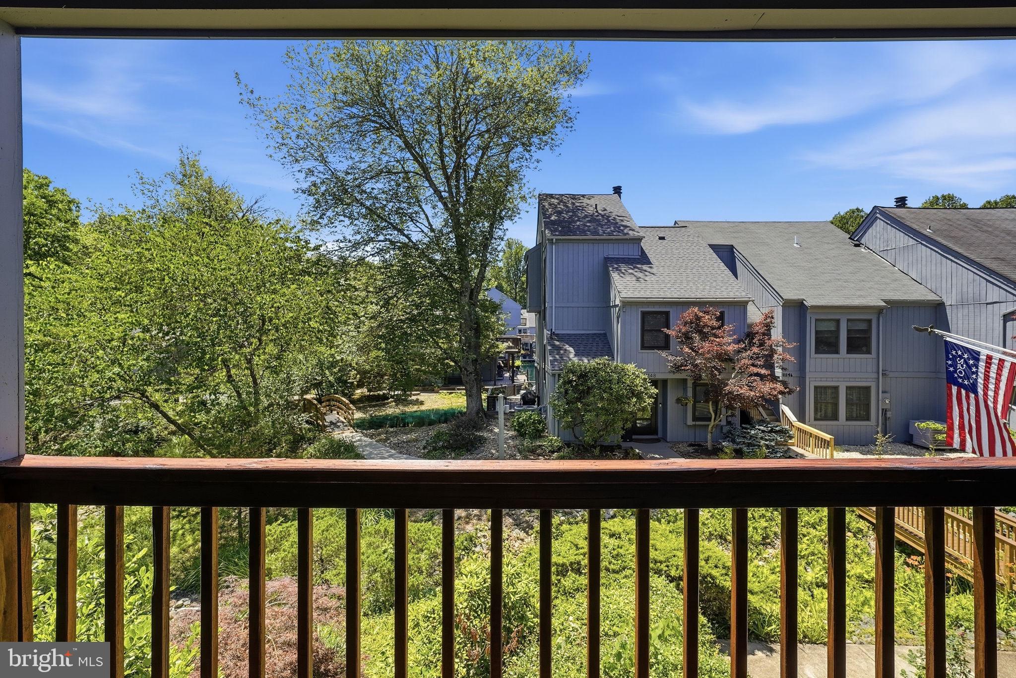 11124 Glade Drive Reston, VA 20191 - Photo 30 of 47 Bedroom #2 Balcony