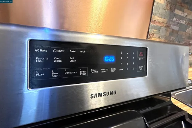 a close view of water heater