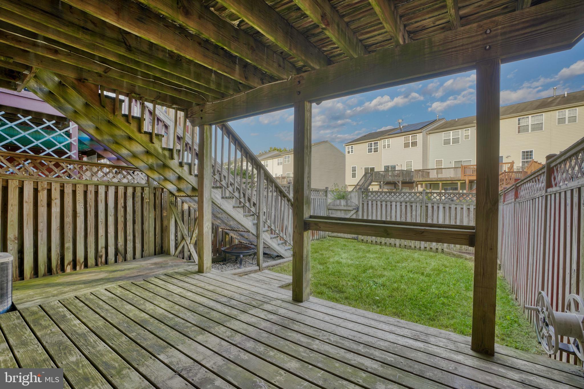 655 Hunting Fields Road Middle River, MD 21220 - Photo 48 of 48 Lower deck looking out into yard
