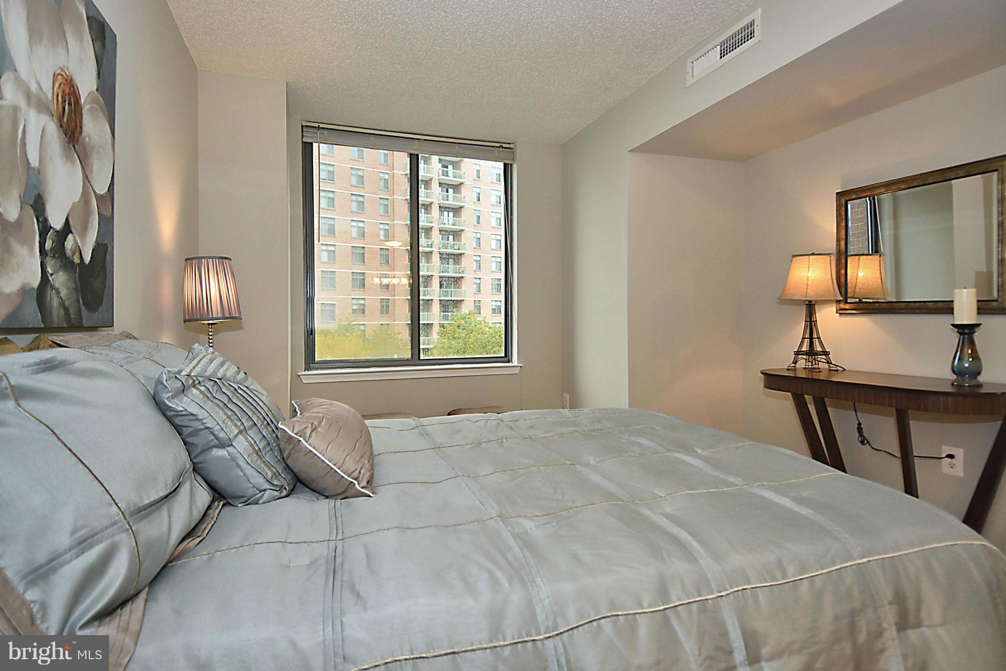 11710 Old Georgetown Road, Unit 419 North Bethesda, MD 20852 - Photo 13 of 30 a bedroom with a bed and window