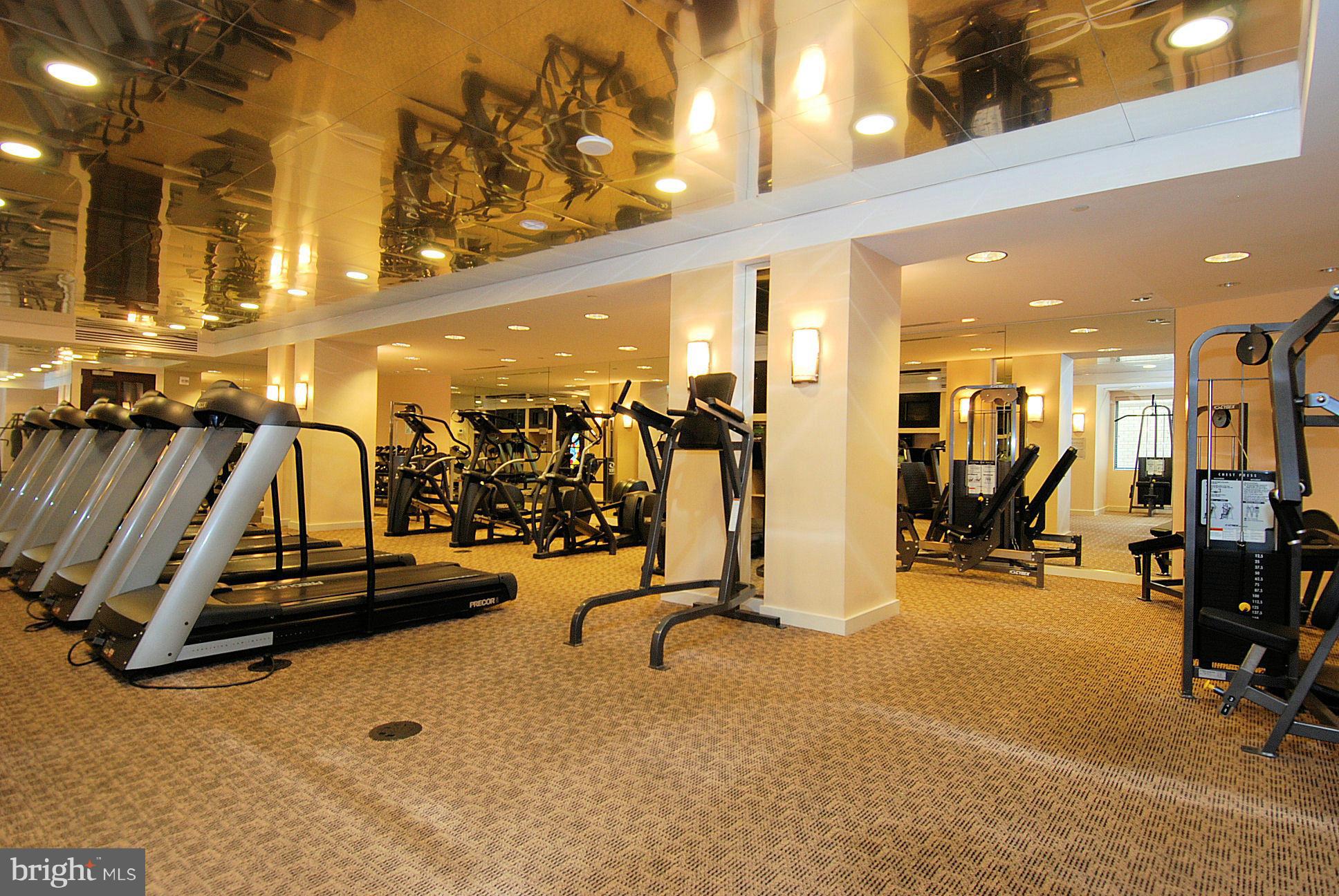 11710 Old Georgetown Road, Unit 419 North Bethesda, MD 20852 - Photo 22 of 30 a view of a room with gym equipment