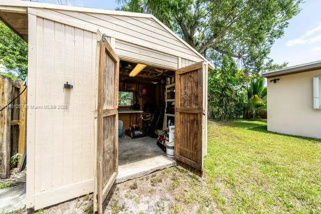 a view of retail shops