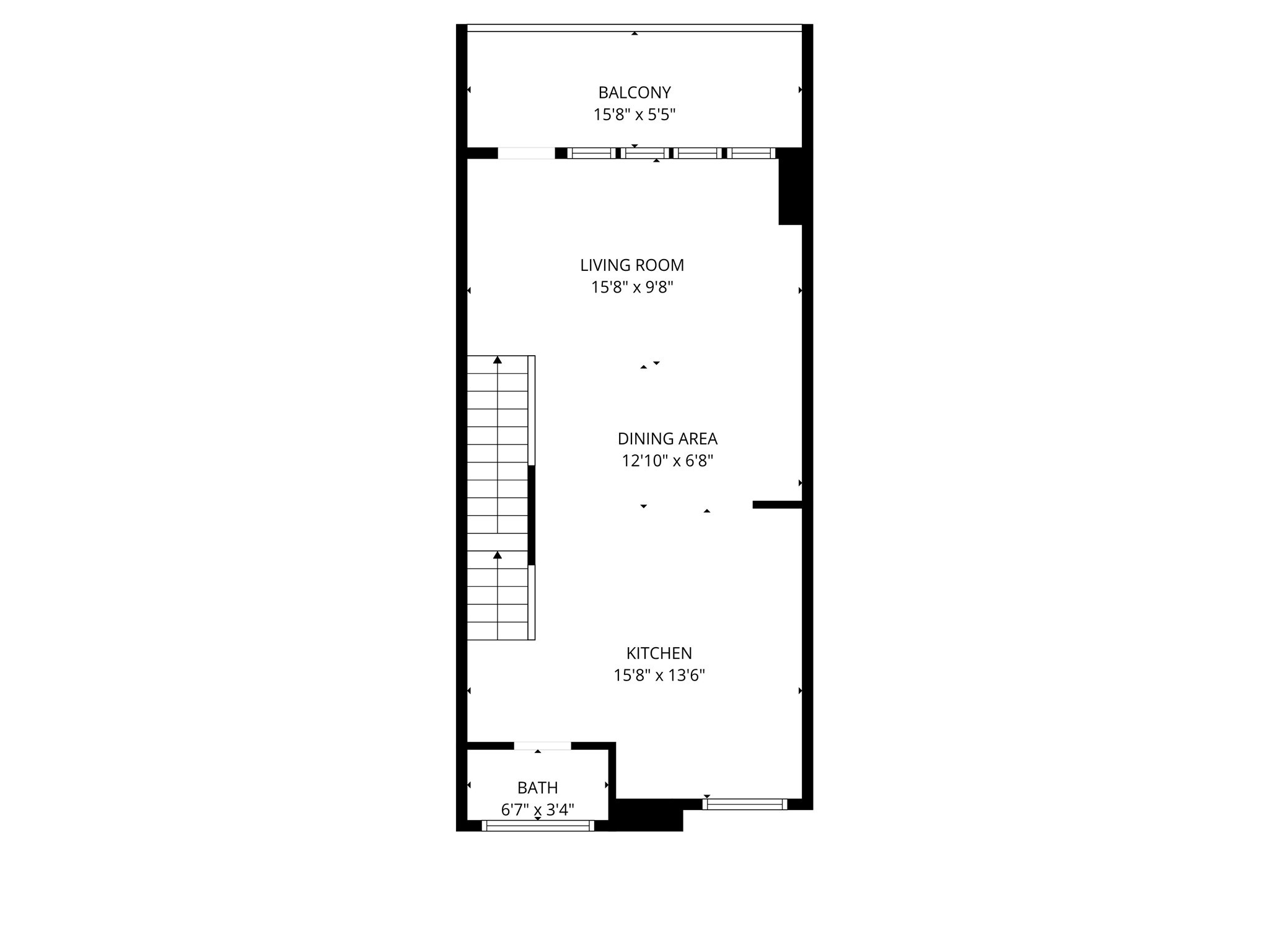 2401 Crawford Street, Unit C1C Houston, TX 77004 - Photo 23 of 24 a picture of a floor plan
