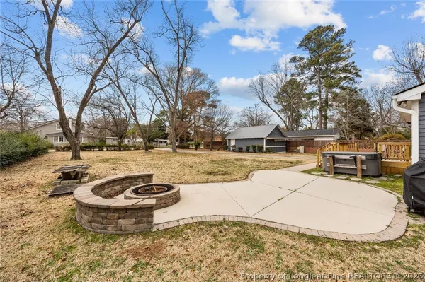 a view of outdoor space yard and swimming pool