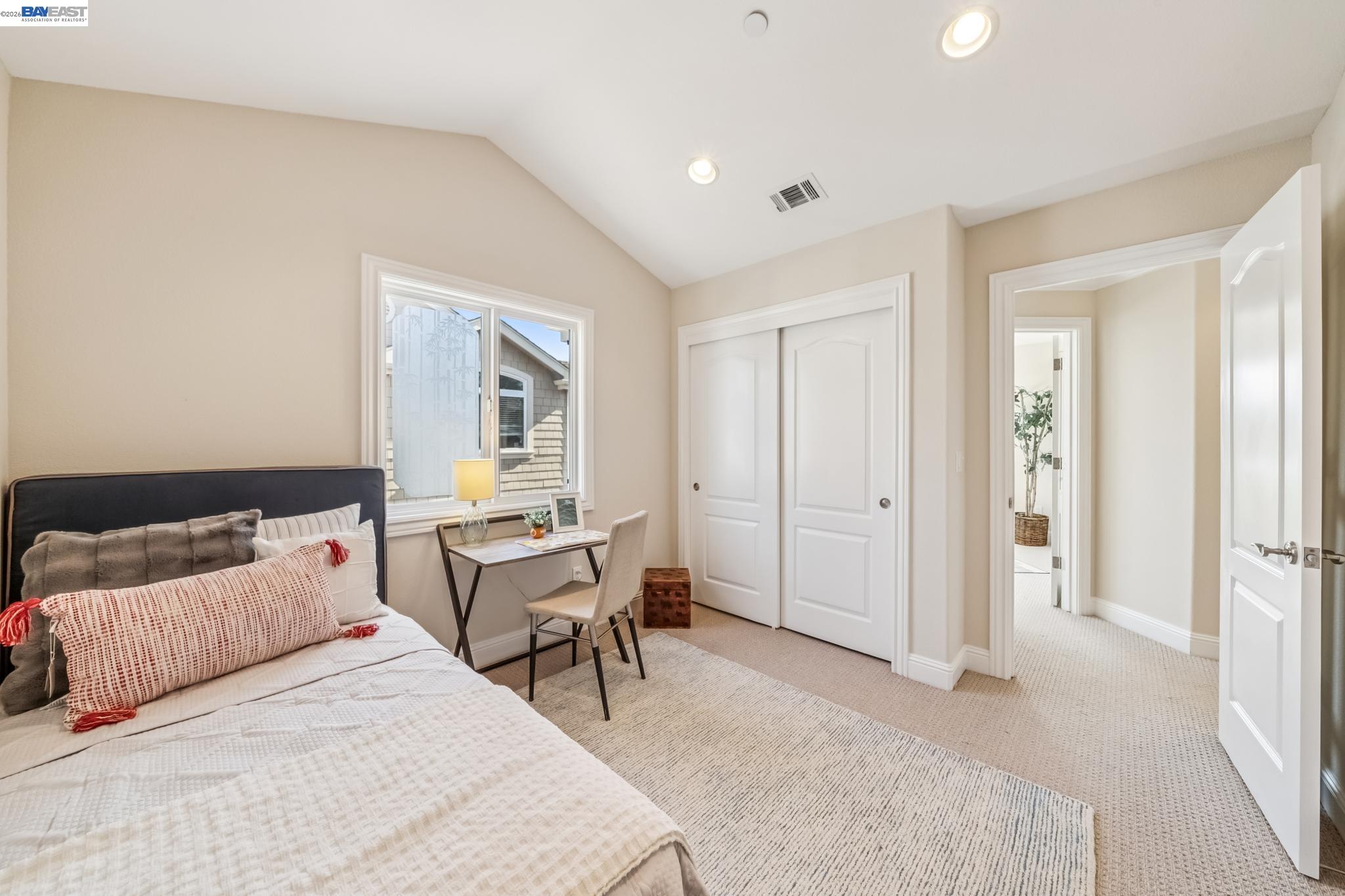 829 Lippert Place Santa Clara, CA 95050 - Photo 25 of 34 a bedroom with a bed and a window
