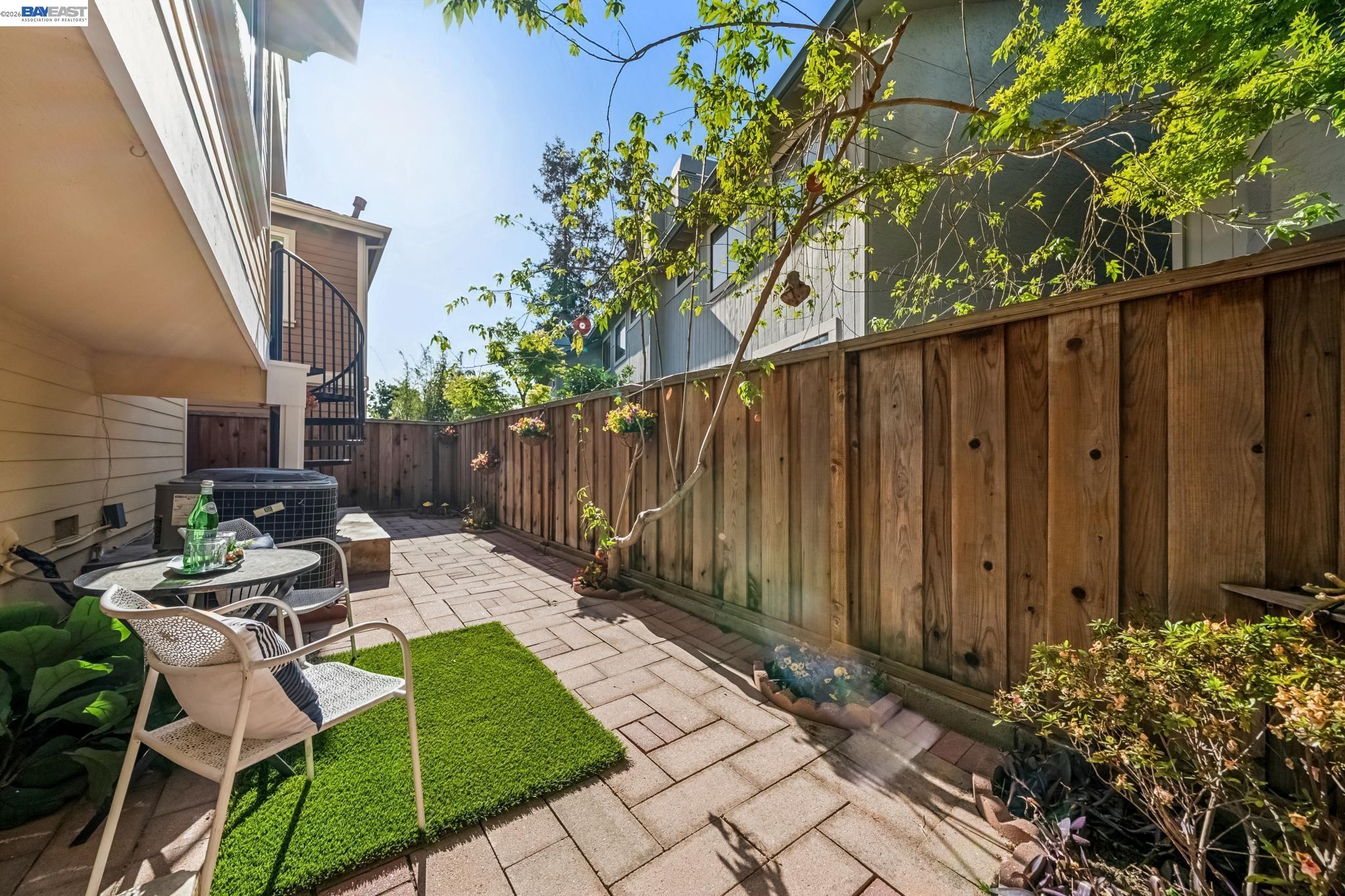 829 Lippert Place Santa Clara, CA 95050 - Photo 32 of 34 a view of backyard with patio and outdoor seating