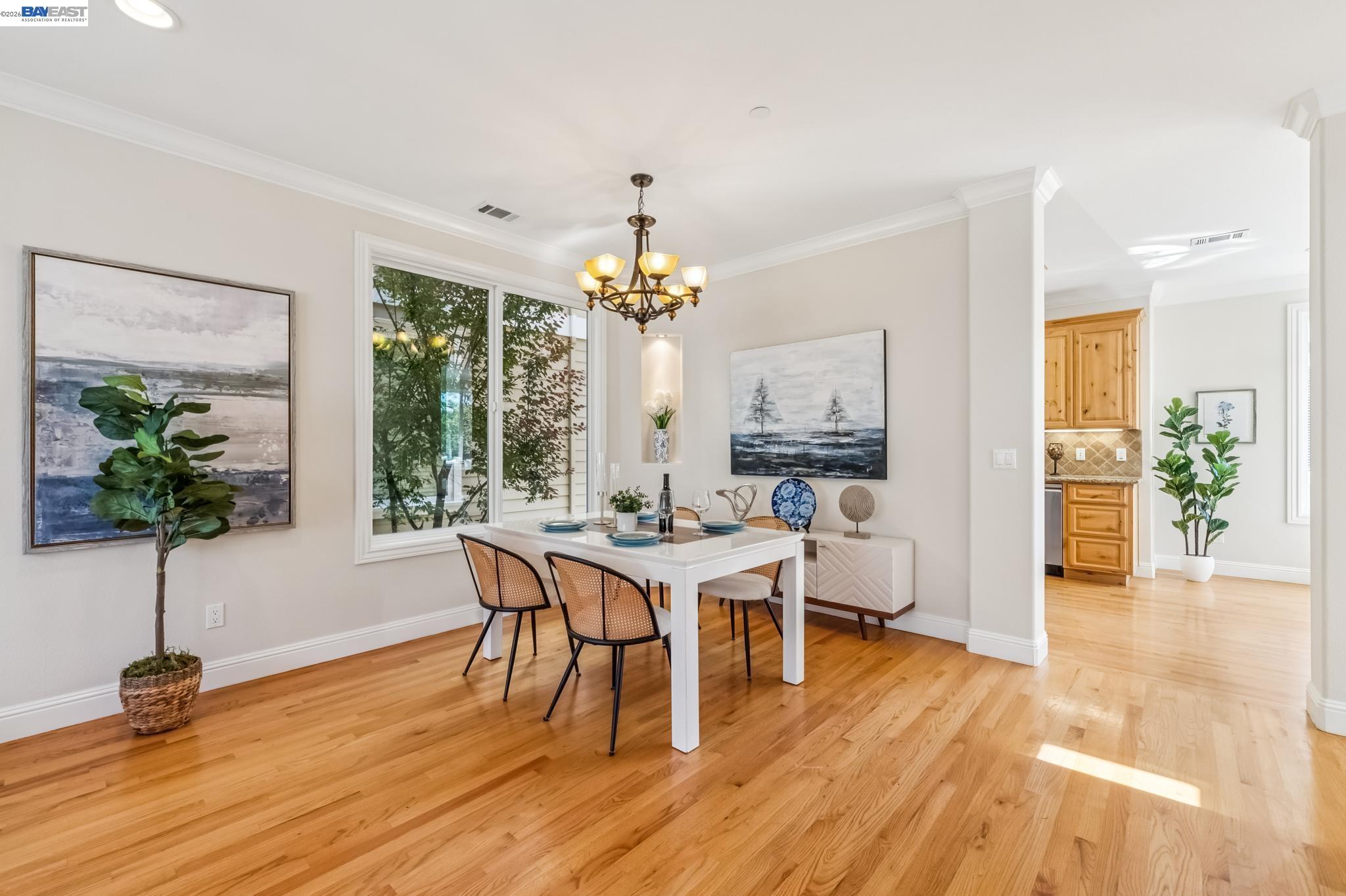 829 Lippert Place Santa Clara, CA 95050 - Photo 7 of 34 a view of a dining room with furniture window and wooden floor
