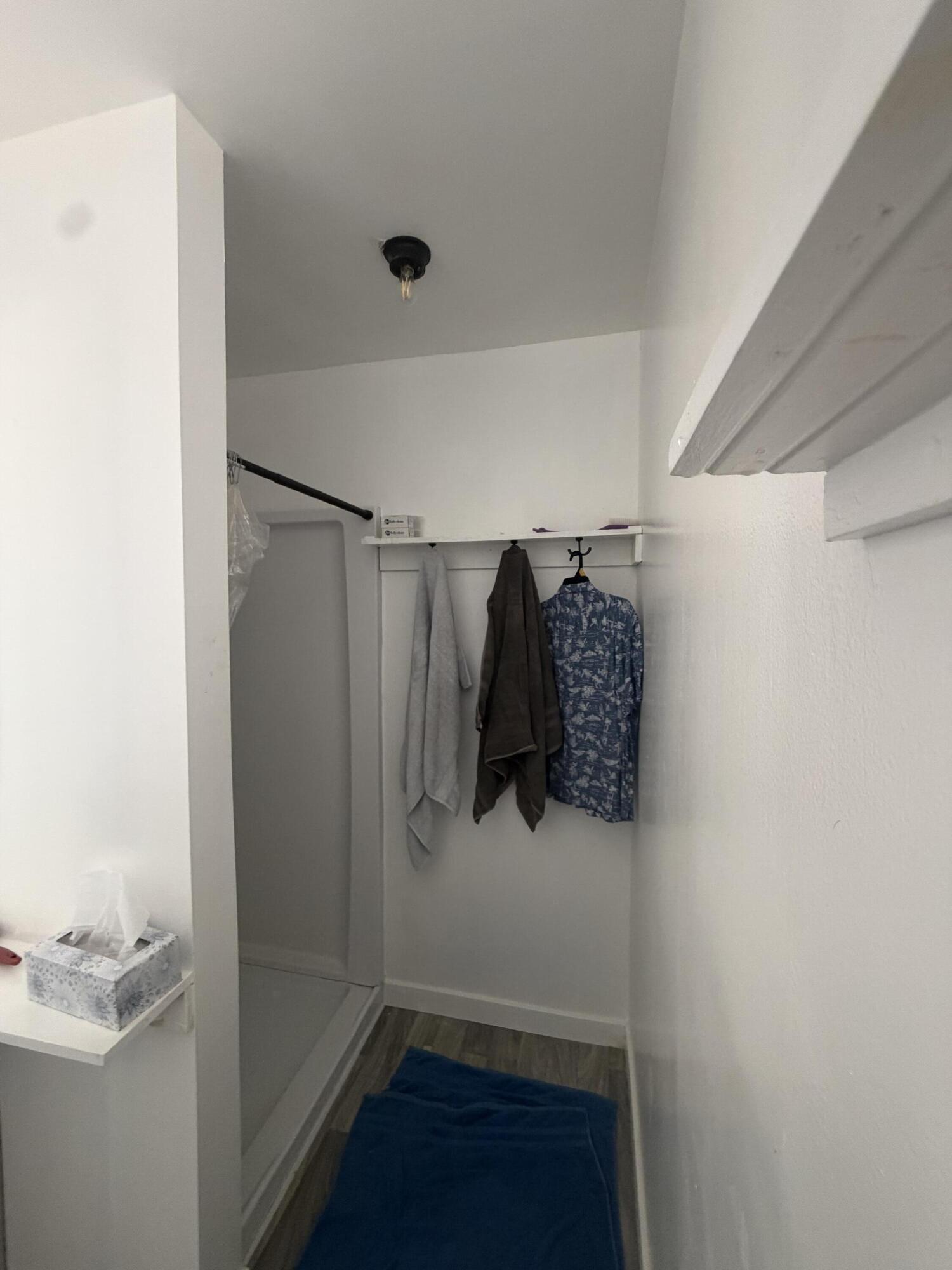 56758 Whitmore Street Bly, OR 97622 - Photo 11 of 12 a bathroom with a shower and a sink