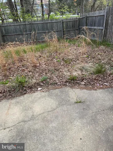 a backyard of a house