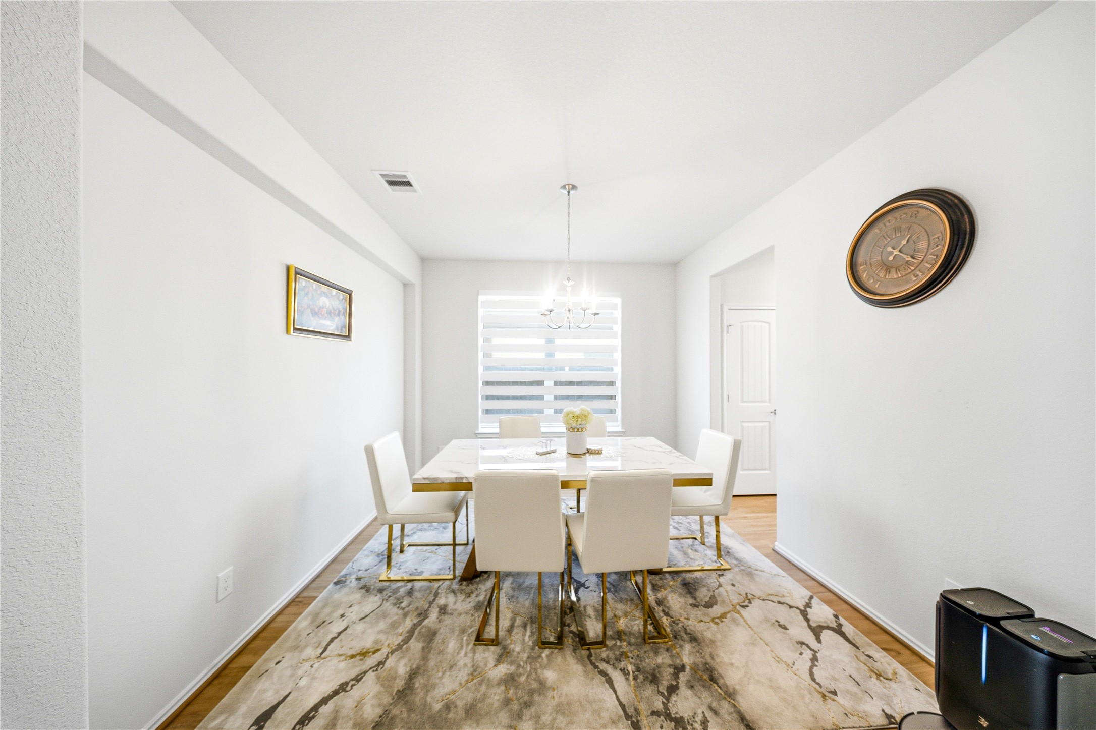 1622 Homewood Point Lane Rosharon, TX 77583 - Photo 6 of 41 a view of a dining room with furniture window and wooden floor
