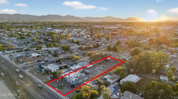 view of city and mountain