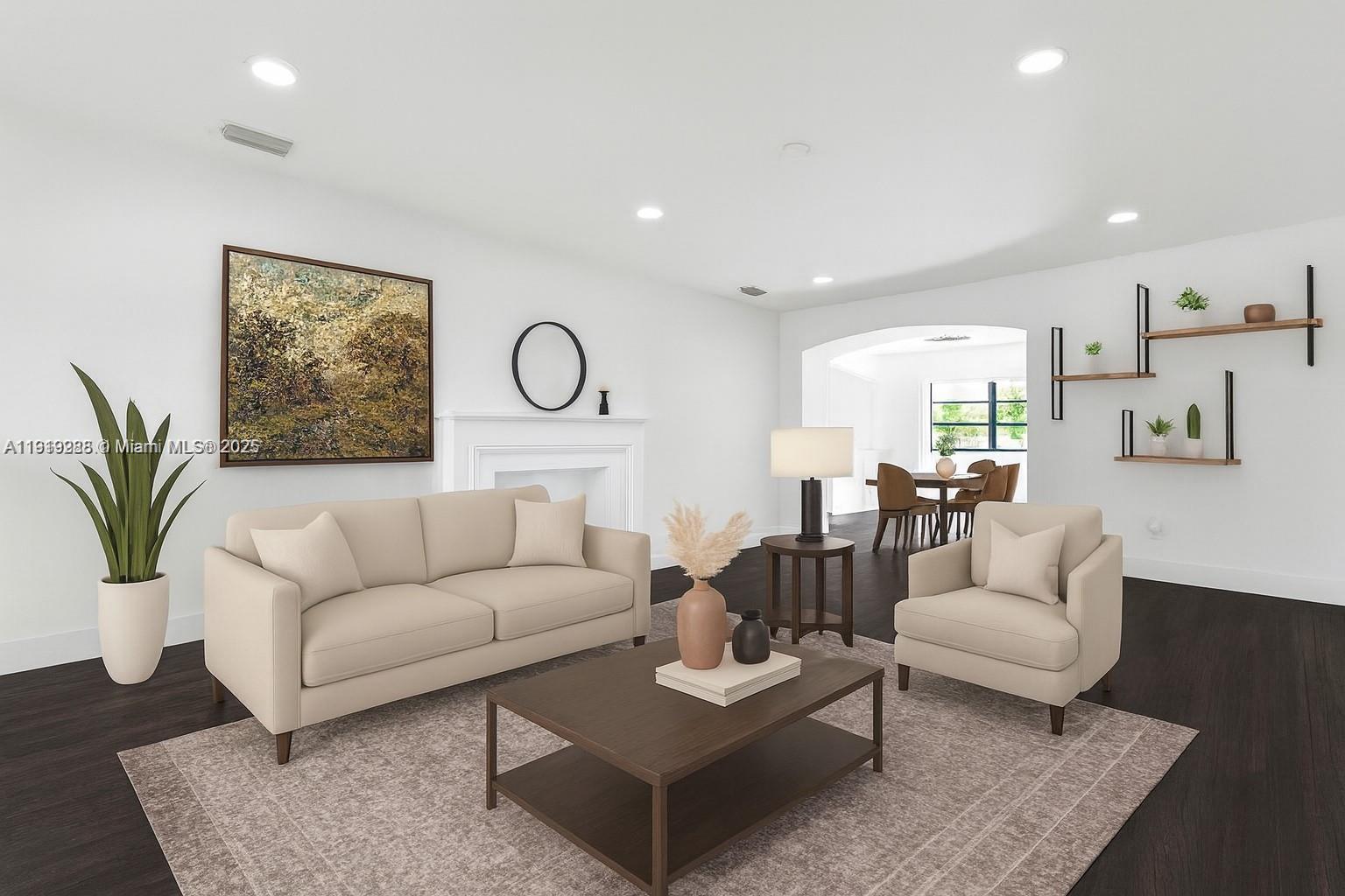 9173 Byron Avenue Surfside, FL 33154 - Photo 1 of 26 a living room with furniture and wooden floor
