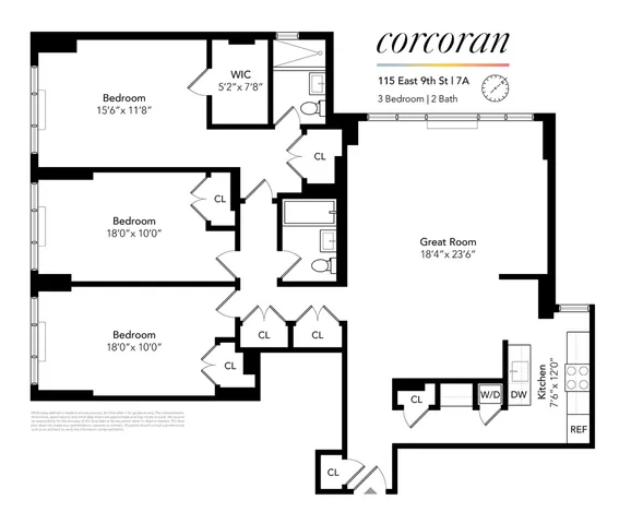 $2,499,000 | 115 East 9th Street, Unit 7A | Greenwich Village