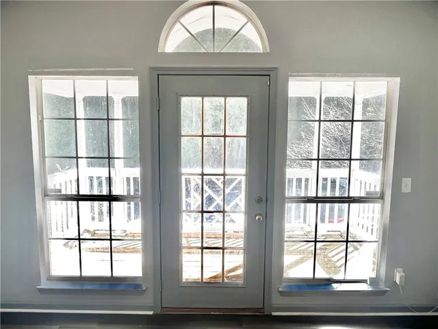 an outdoor view from a window