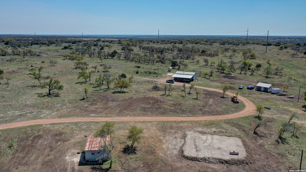 1443 Gina Road Harper, TX 78631 - Photo 40 of 49 an aerial view of a house with a yard