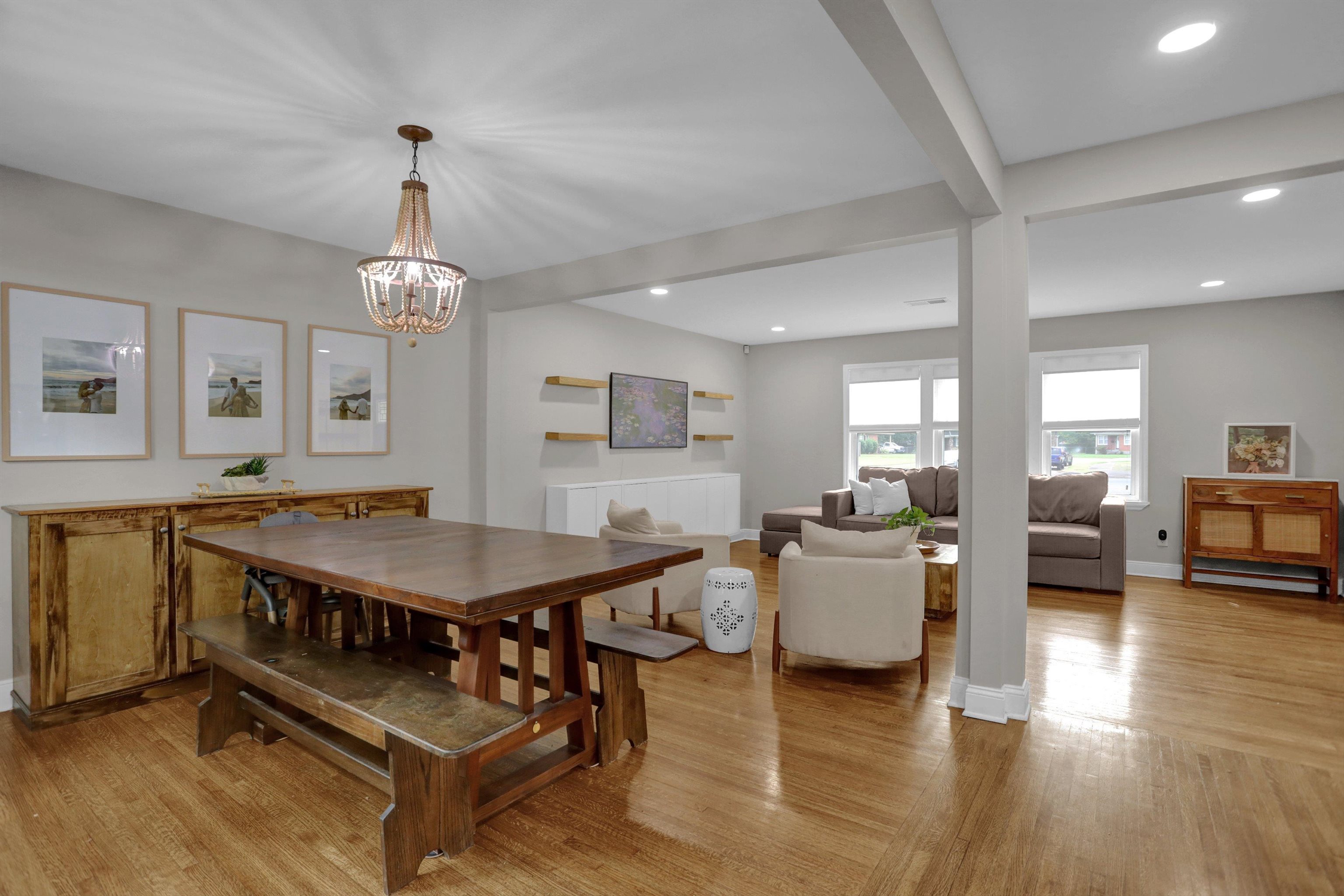 4344 Rhodes Avenue Memphis, TN 38111 - Photo 12 of 31 a very nice looking living room with wooden floor and furniture