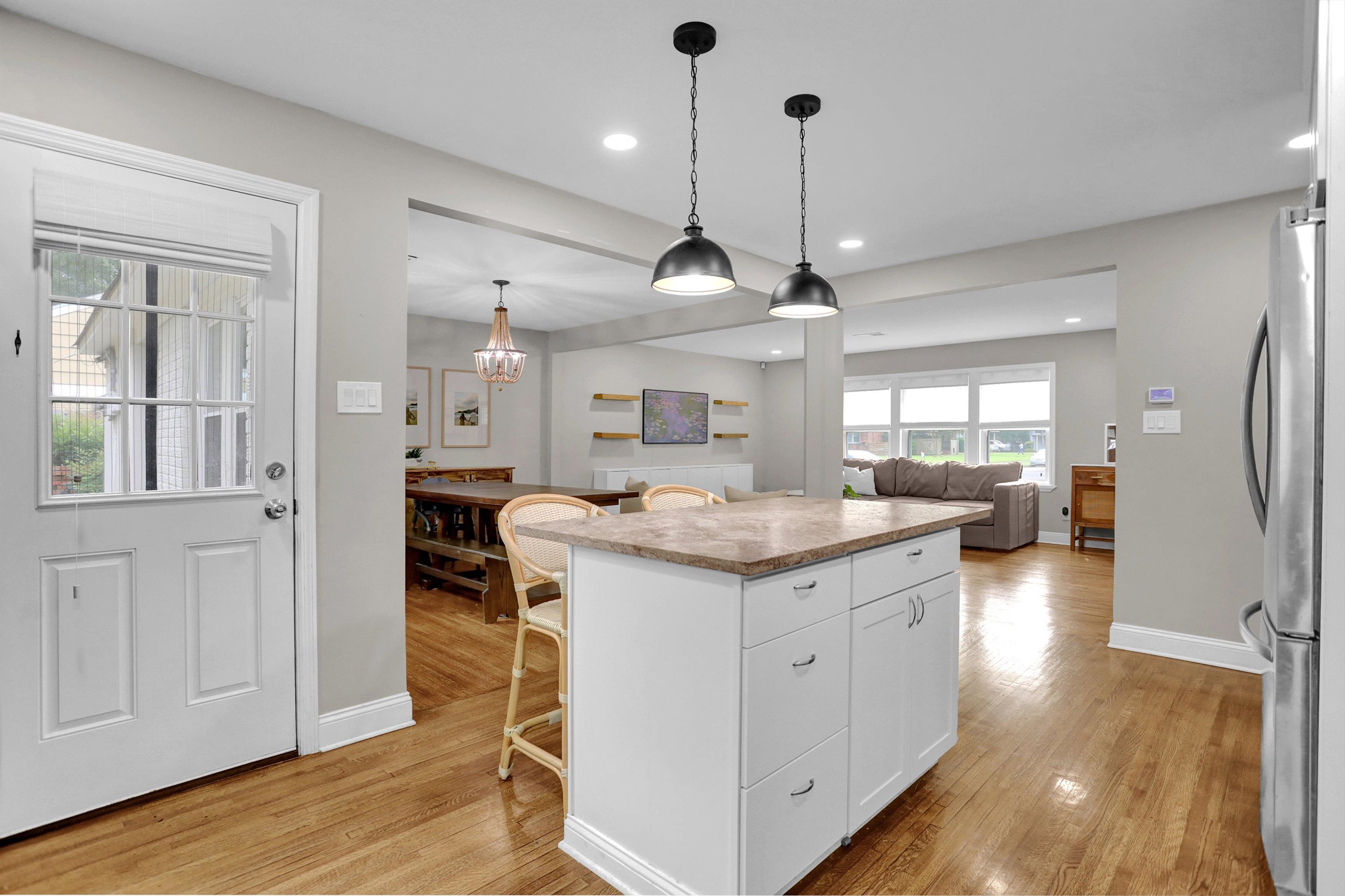 4344 Rhodes Avenue Memphis, TN 38111 - Photo 15 of 31 a kitchen with a counter space a sink appliances and cabinets