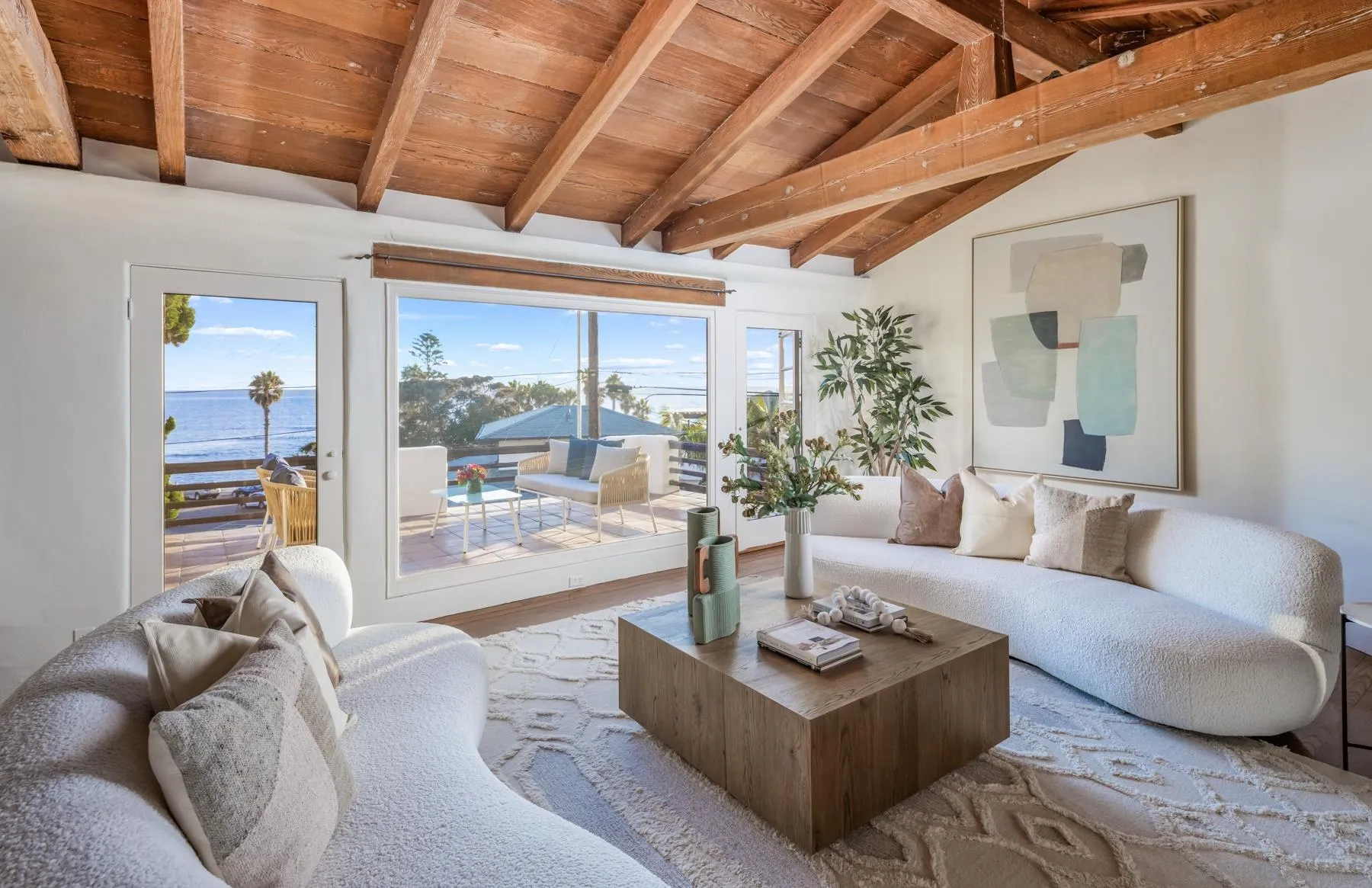 6004 Avenida Cresta La Jolla, CA 92037 - Photo 23 of 58 a living room with furniture and a large window