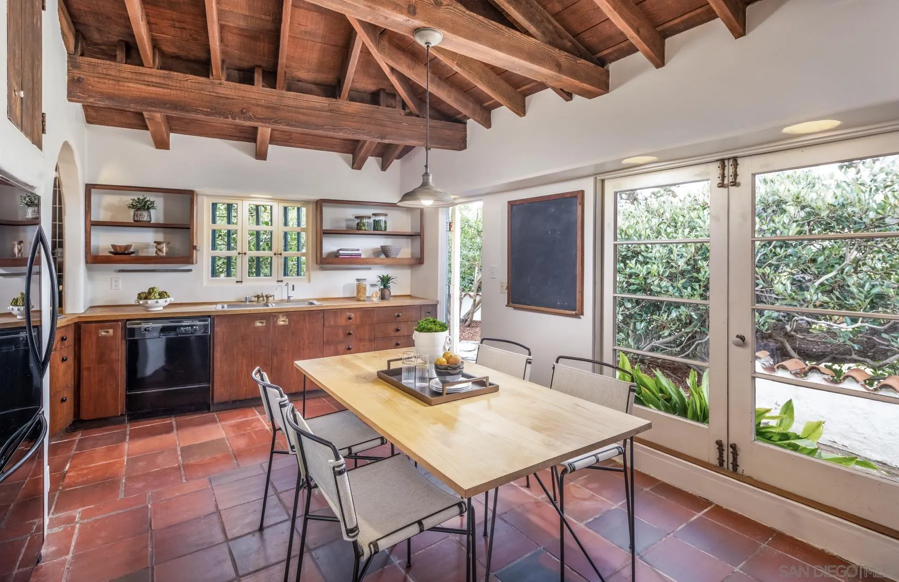 6004 Avenida Cresta La Jolla, CA 92037 - Photo 10 of 58 a view of a dining room with furniture window and outside view