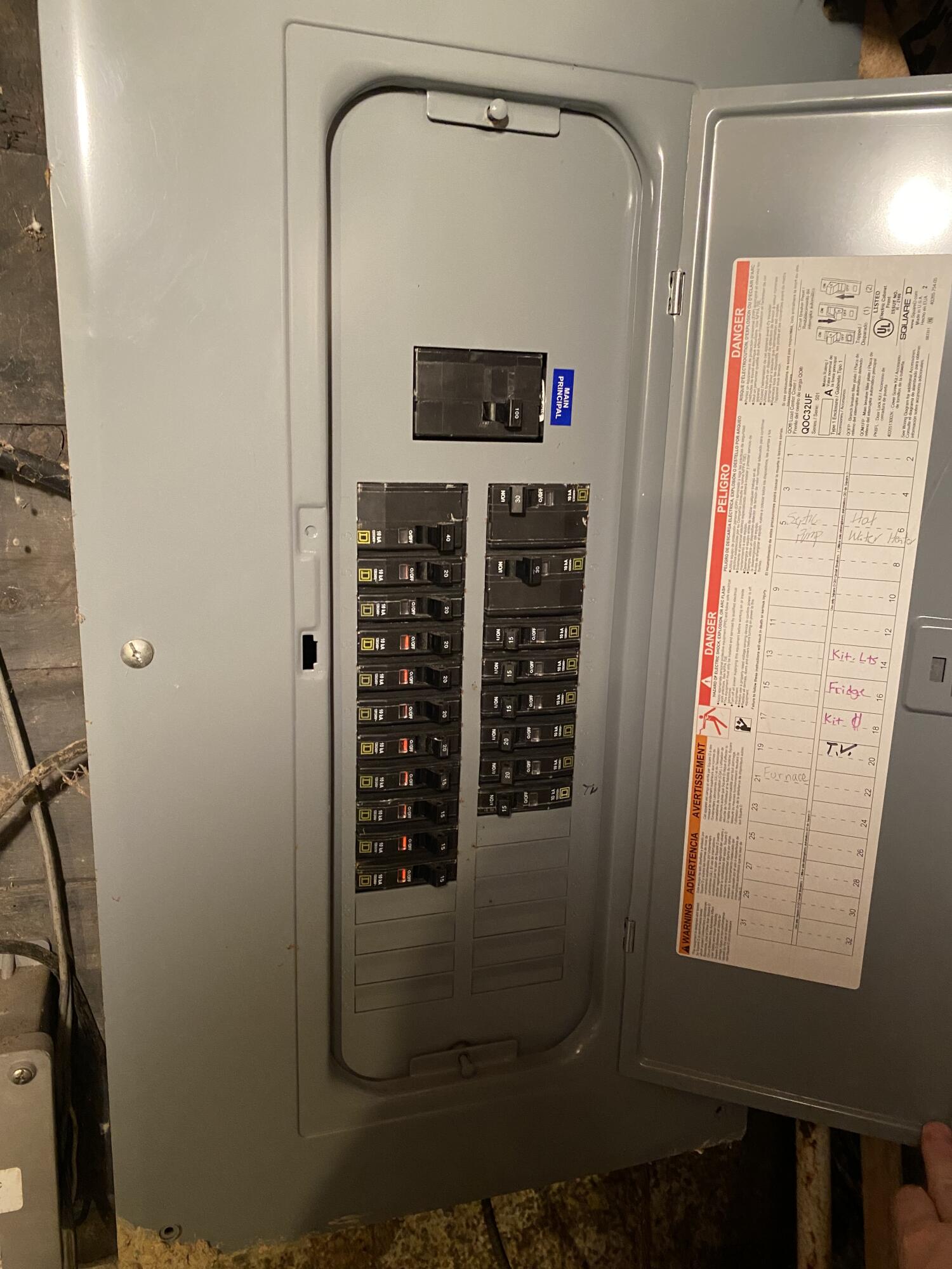 12 Burnham School Road Arundel, ME 04046 - Photo 17 of 21 12 Burnham - electric panel