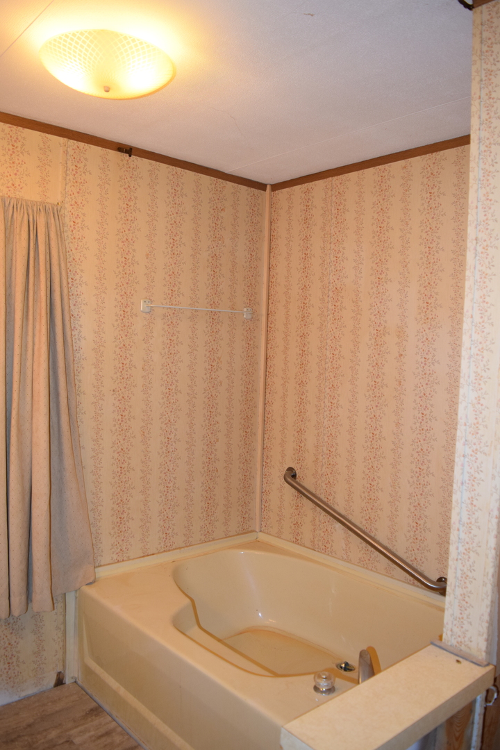 746 Chapparal Terrace Matteson, IL 60443 - Photo 11 of 17 a bathroom with a bathtub and a shower curtain