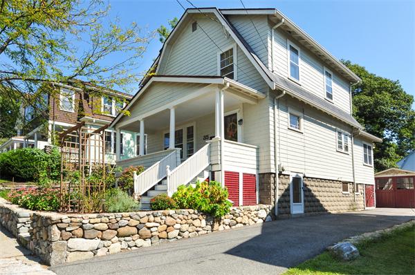 35 Overlook Road Arlington, MA 02474 - Photo 18 of 20 a front view of a house with a yard