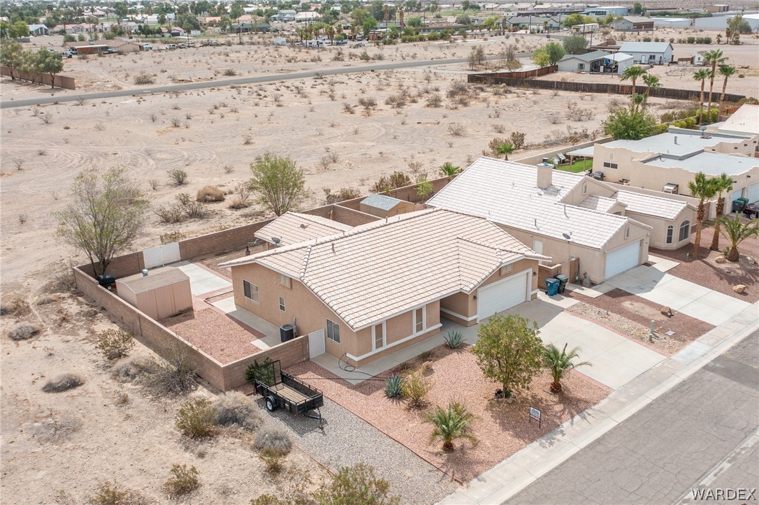 5762 Ruth Drive Fort Mohave, AZ 86426 - Photo 28 of 29 an aerial view of a house with a yard