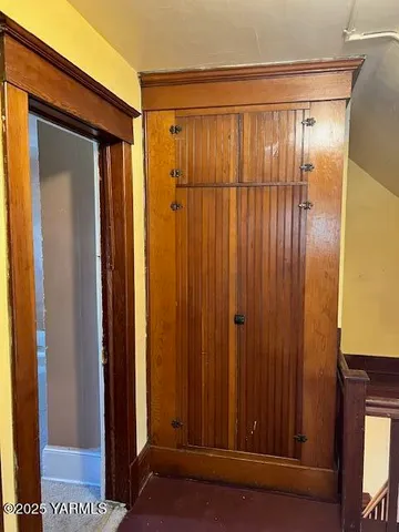 a view of a elevator